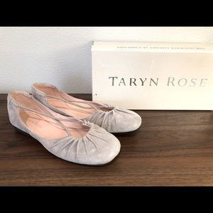 Taryn Rose Bryan ballet shoes grey silver size 6.5